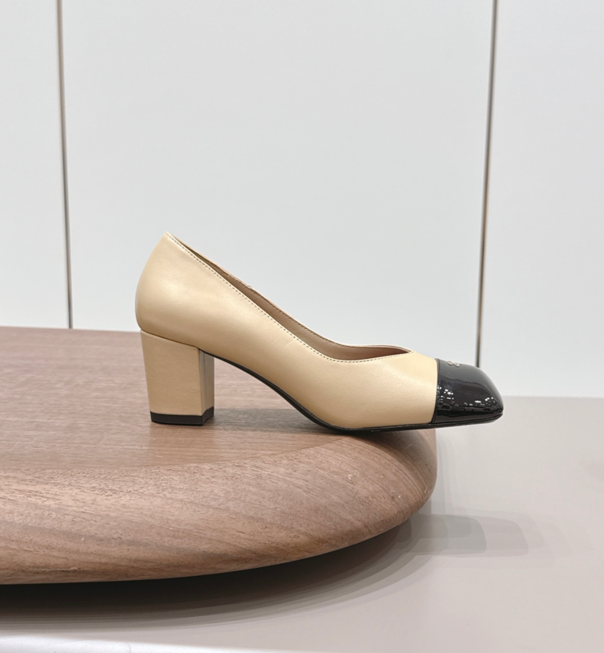 CHANEL Beige & Black pumps '26 Heels