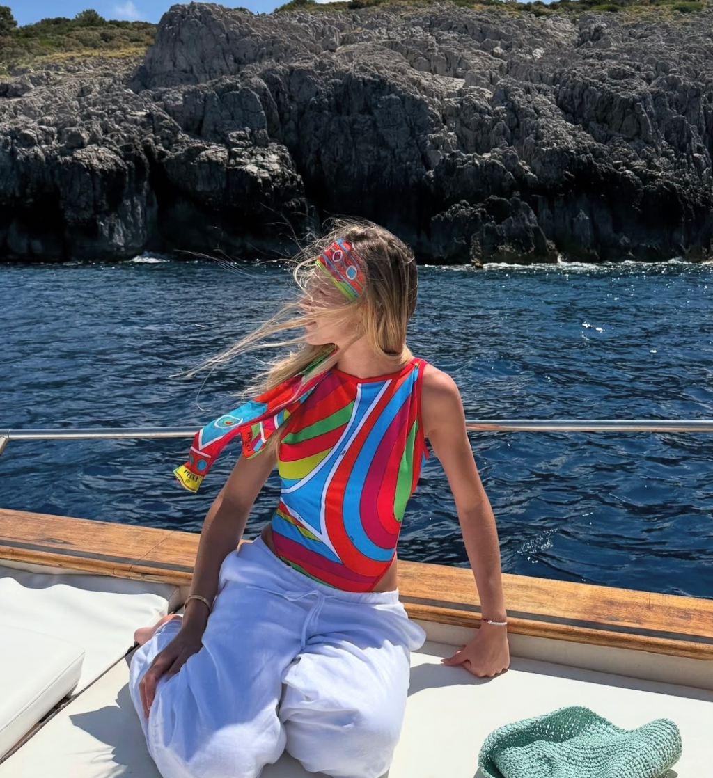 PUCCI Iride Open Back Swimsuit & Bodysuit