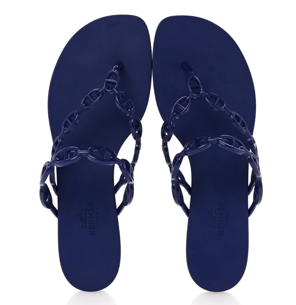 Hermès Blue Island Sandal Waterproof