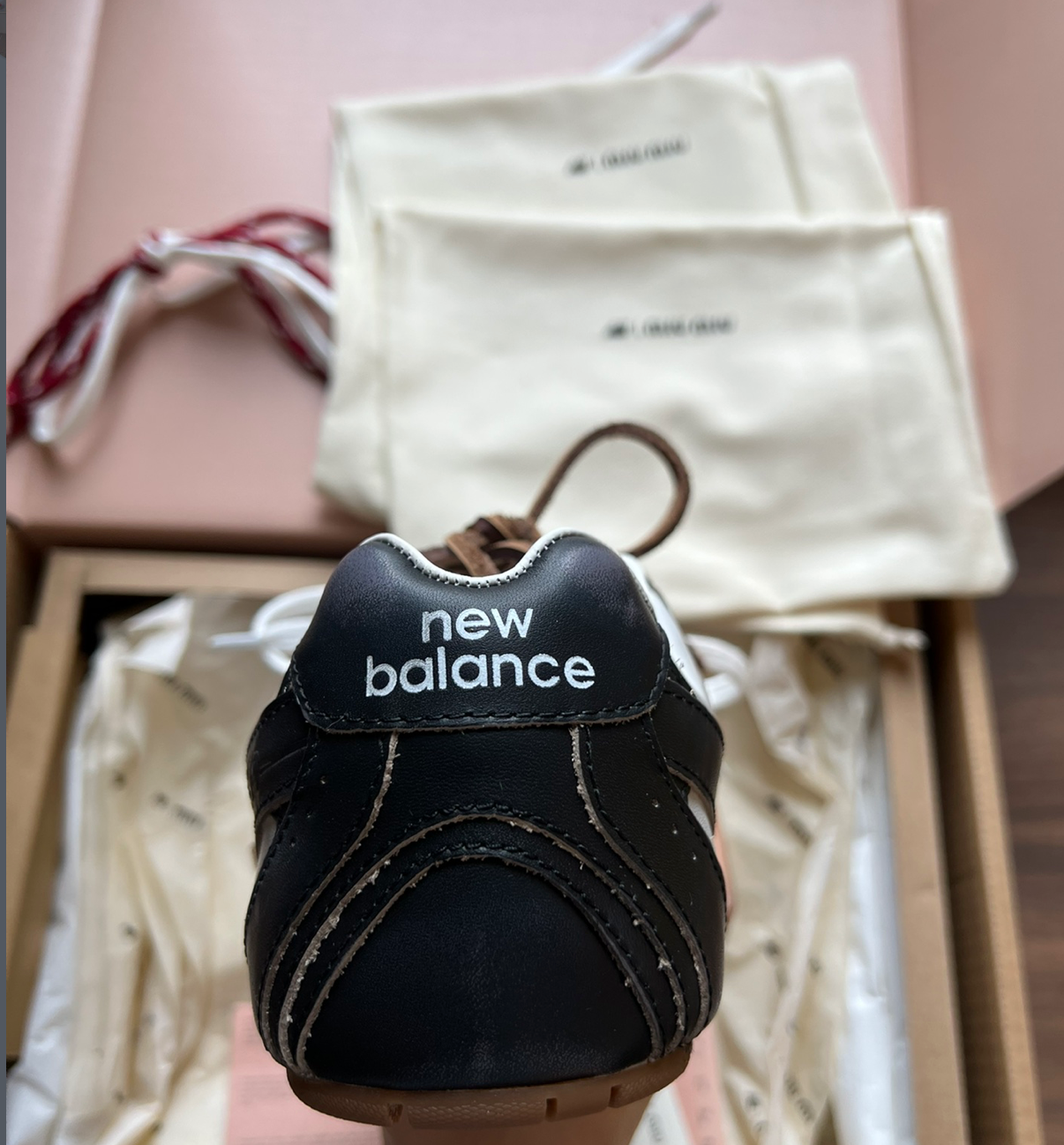 MIU MIU X New Balance 530 Sl Vitello Deco Bicolor Sneakers