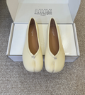 MM Leather Tabi Ballerina Flats