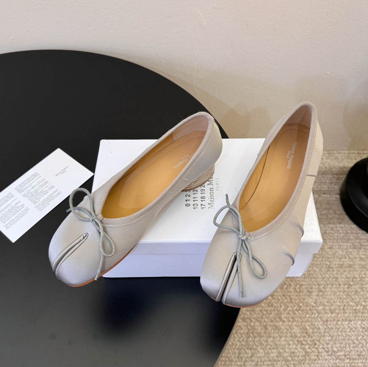 MM Tabi Satin Ballerina Flat