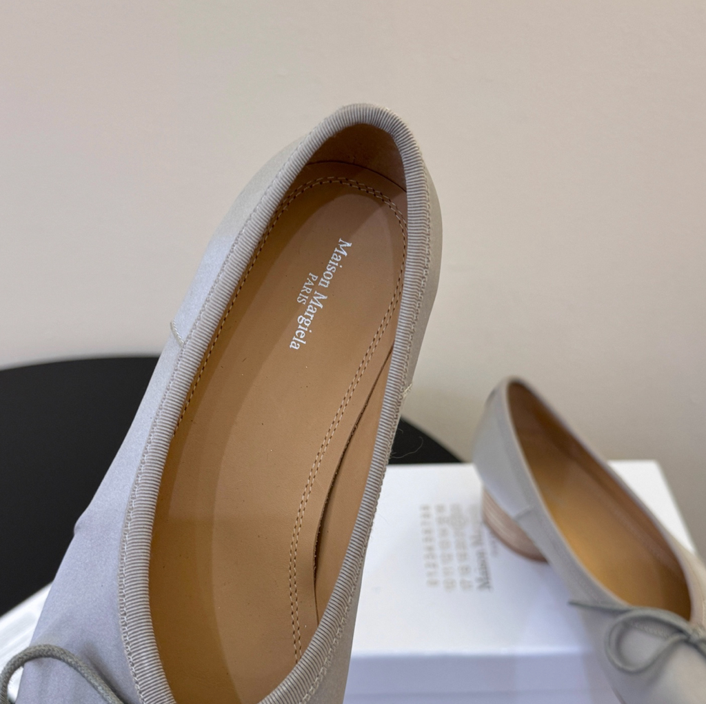 MM Tabi Satin Ballerina Flat