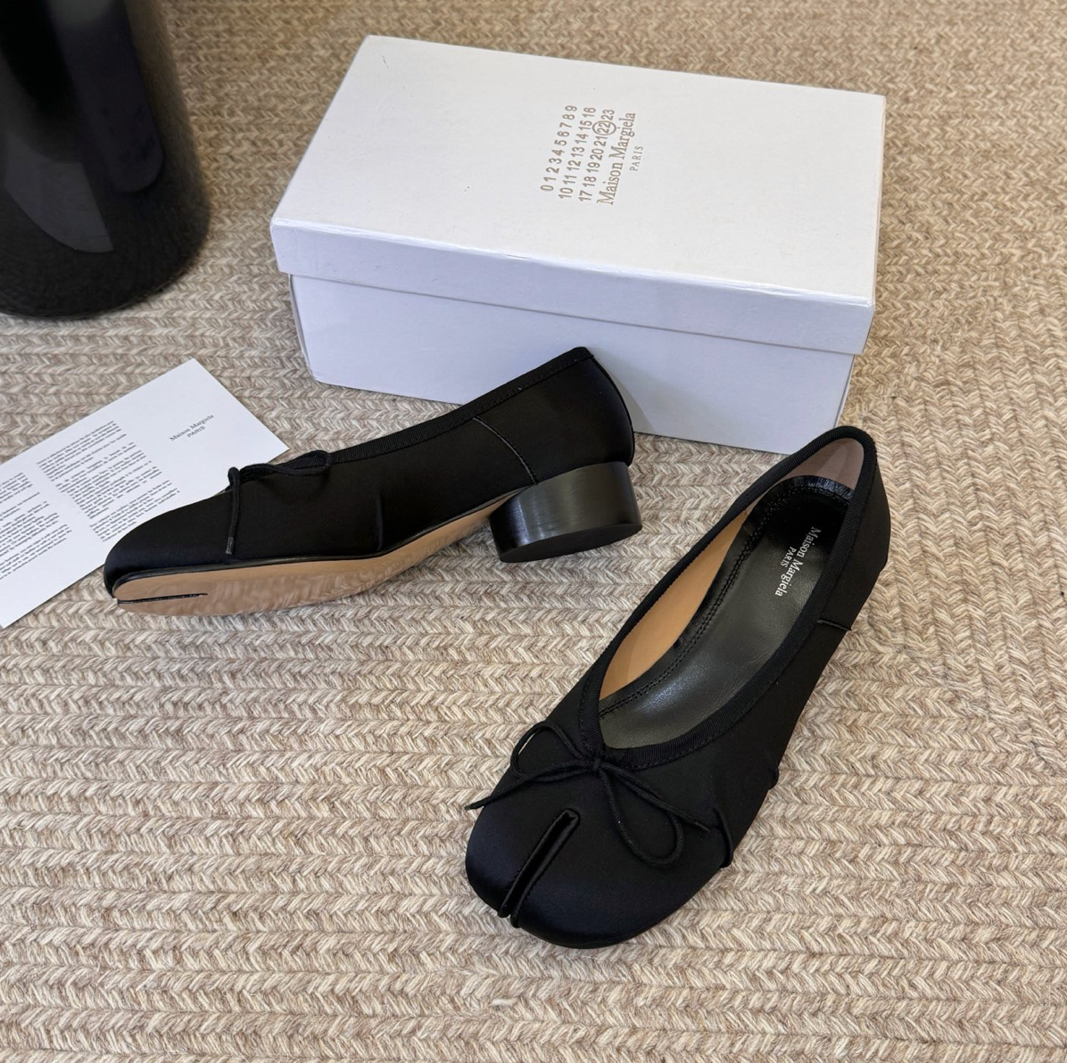 MM Tabi Satin Ballerina Flat