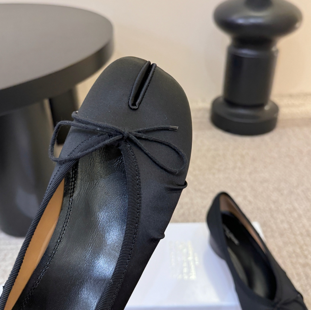 MM Tabi Satin Ballerina Flat
