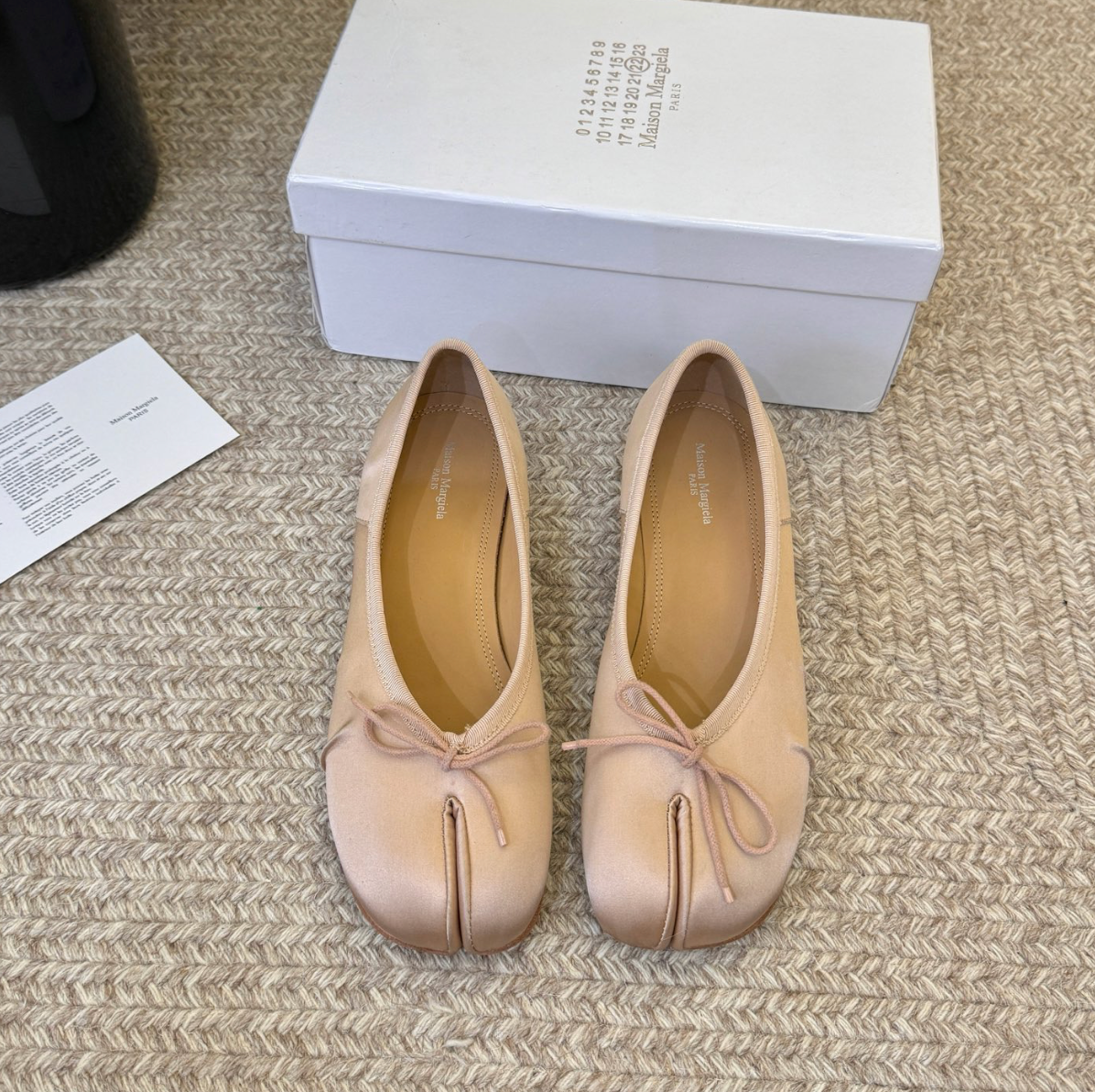 MM Tabi Satin Ballerina Flat