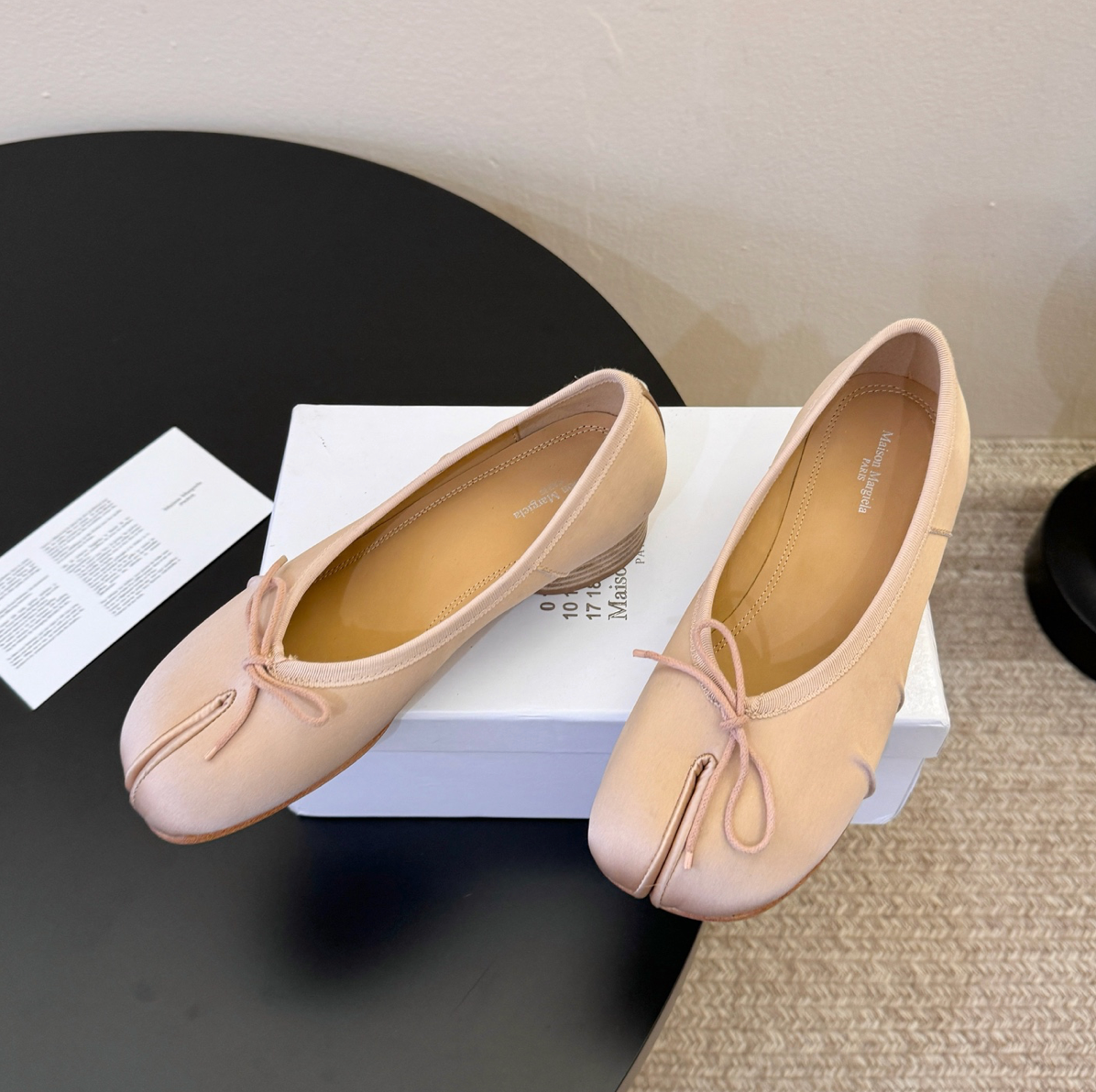 MM Tabi Satin Ballerina Flat