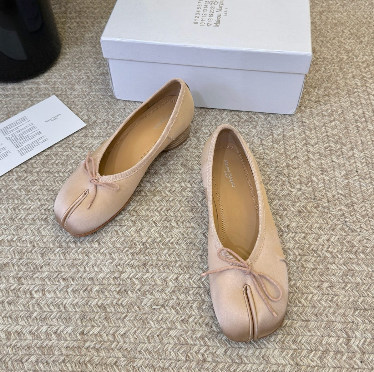 MM Tabi Satin Ballerina Flat