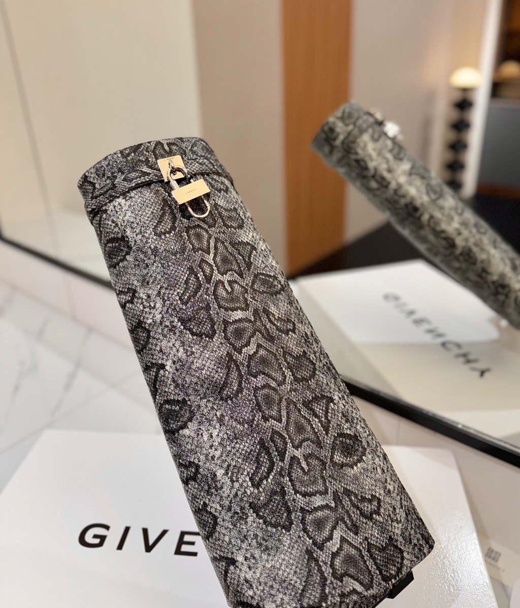 GIVENCHY Shark Lock Boots in Snakeskin