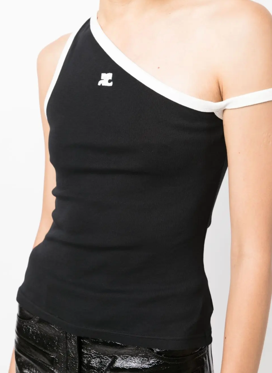 ONE SHOULDER TEE