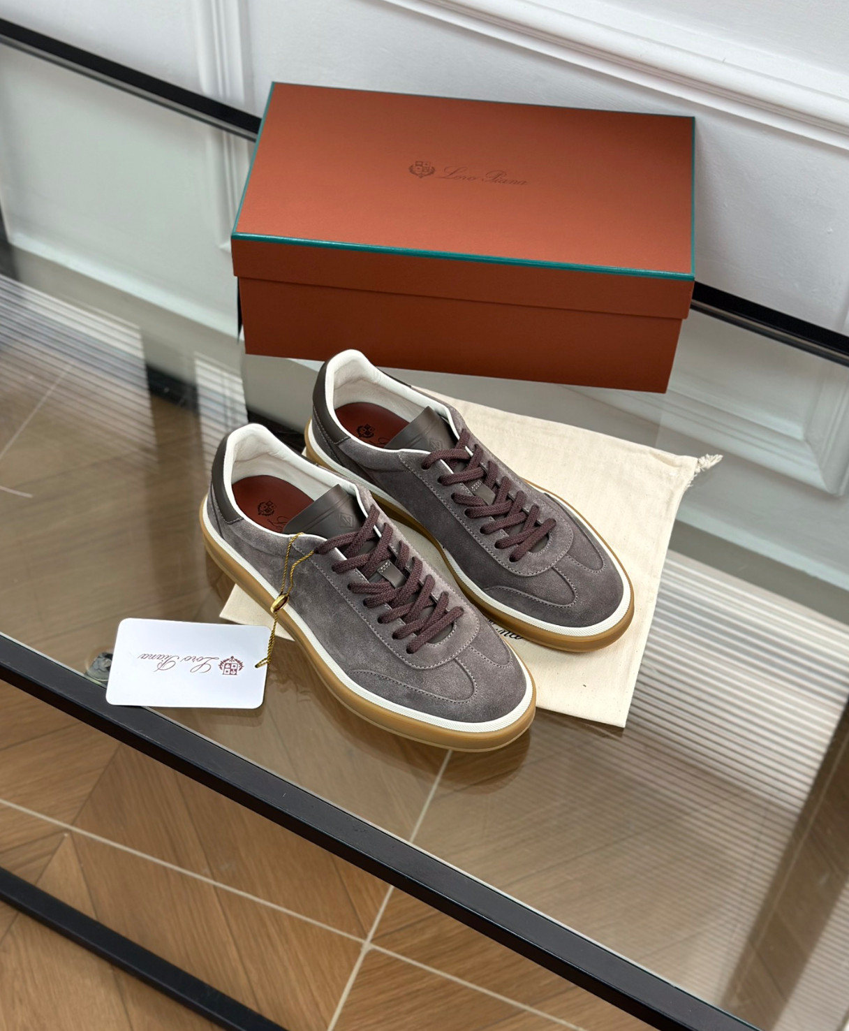 Tennis Walk Brown Sneaker Calfskin