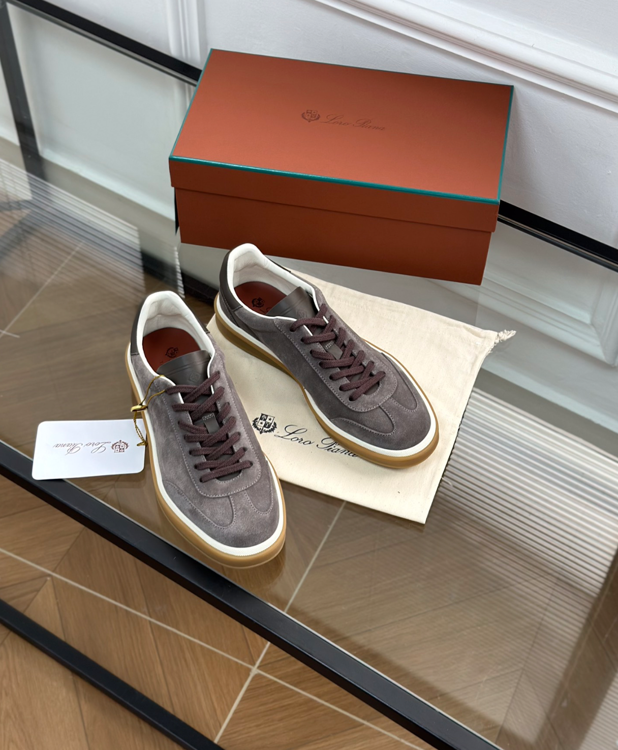 Tennis Walk Brown Sneaker Calfskin