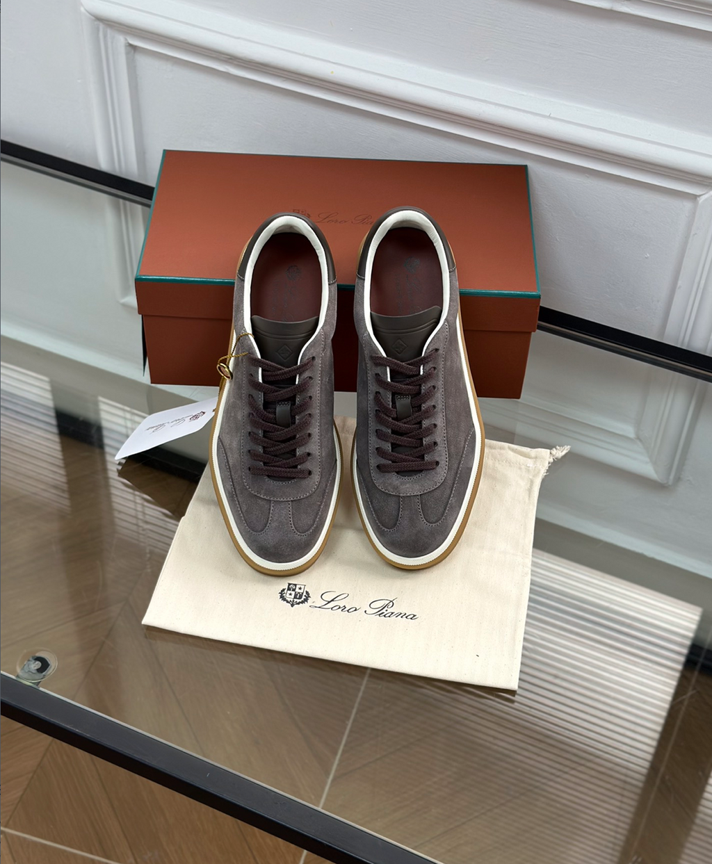Tennis Walk Brown Sneaker Calfskin