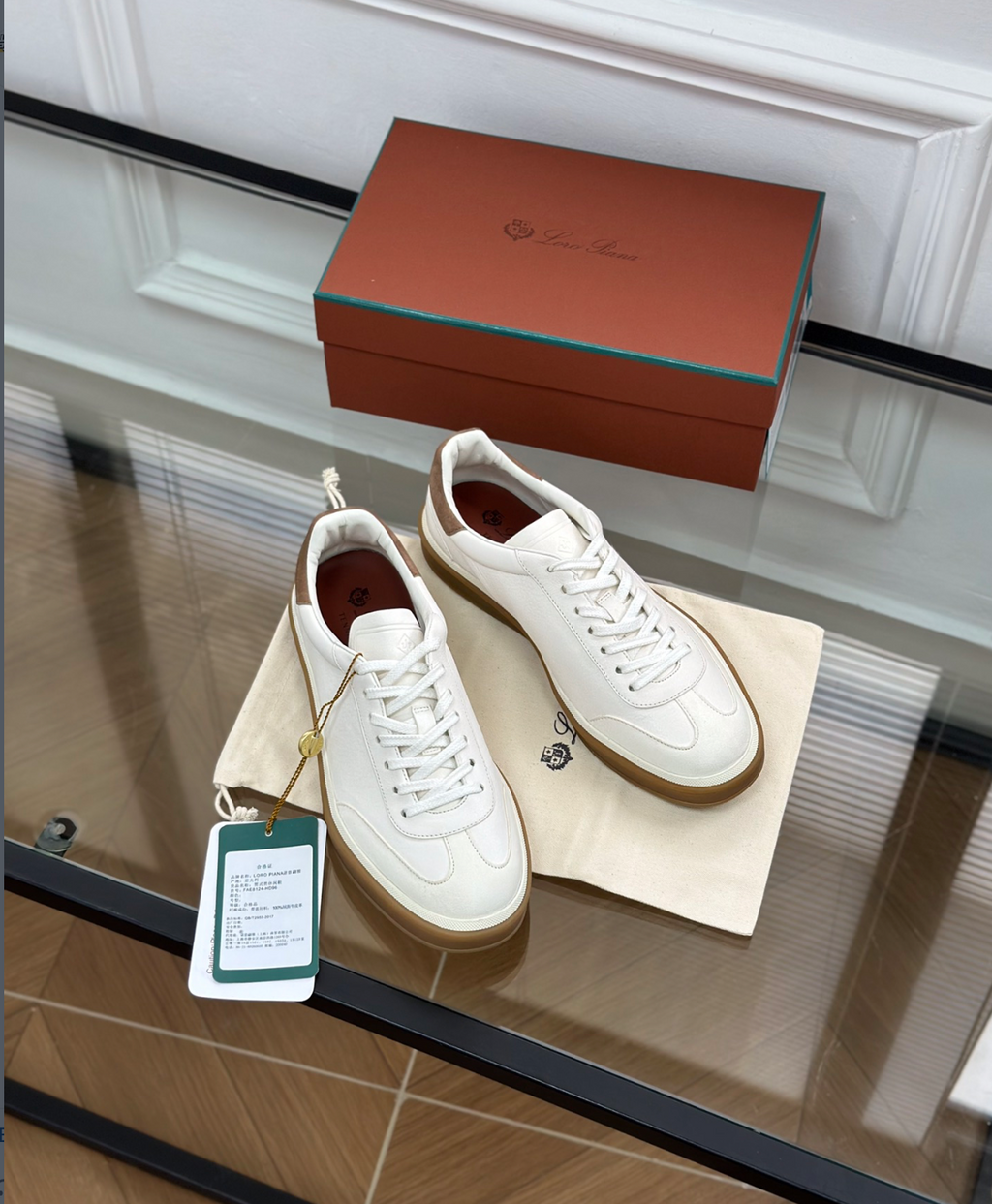 Tennis Walk White Sneaker Calfskin