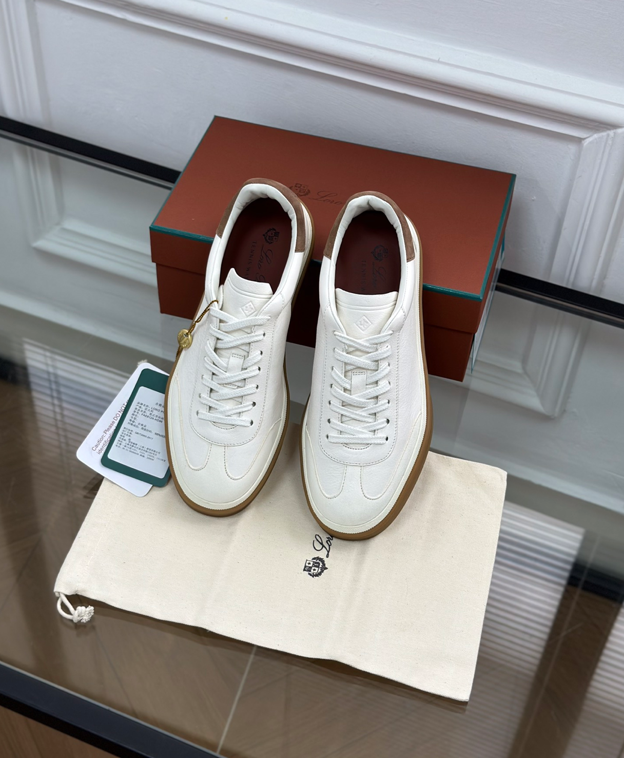Tennis Walk White Sneaker Calfskin