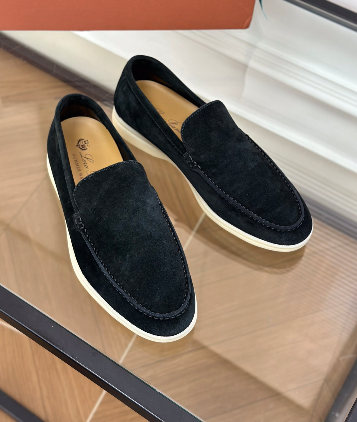 Moccasins Summer Walk Black Suede