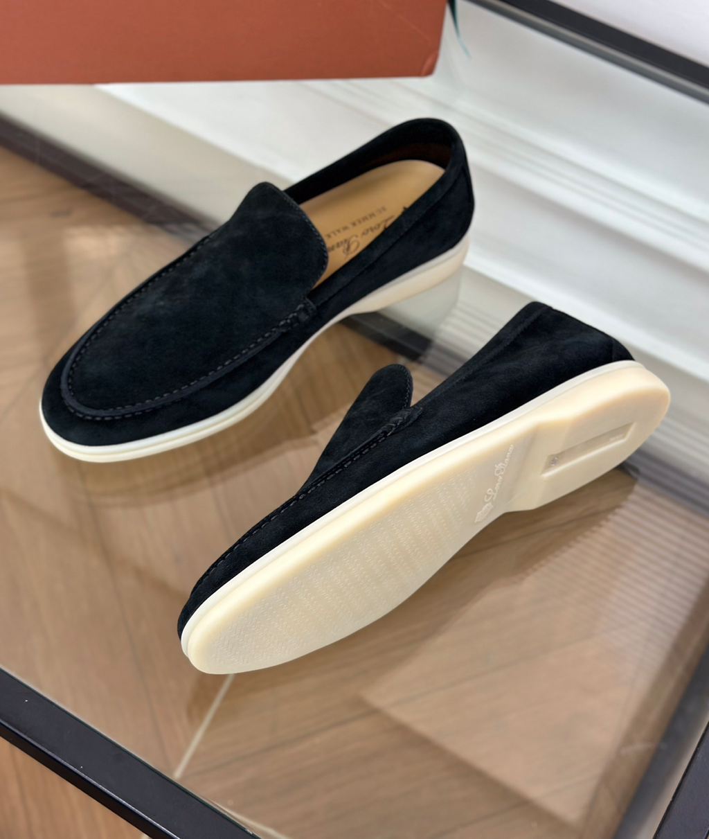 Moccasins Summer Walk Black Suede