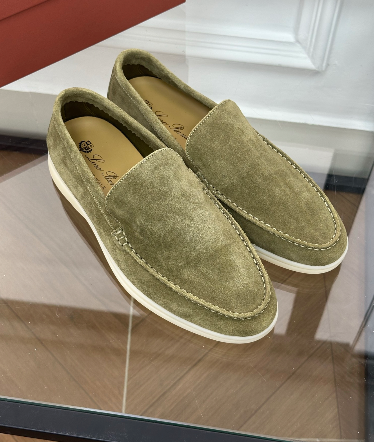 Moccasins Summer Walk Murano Green Suede