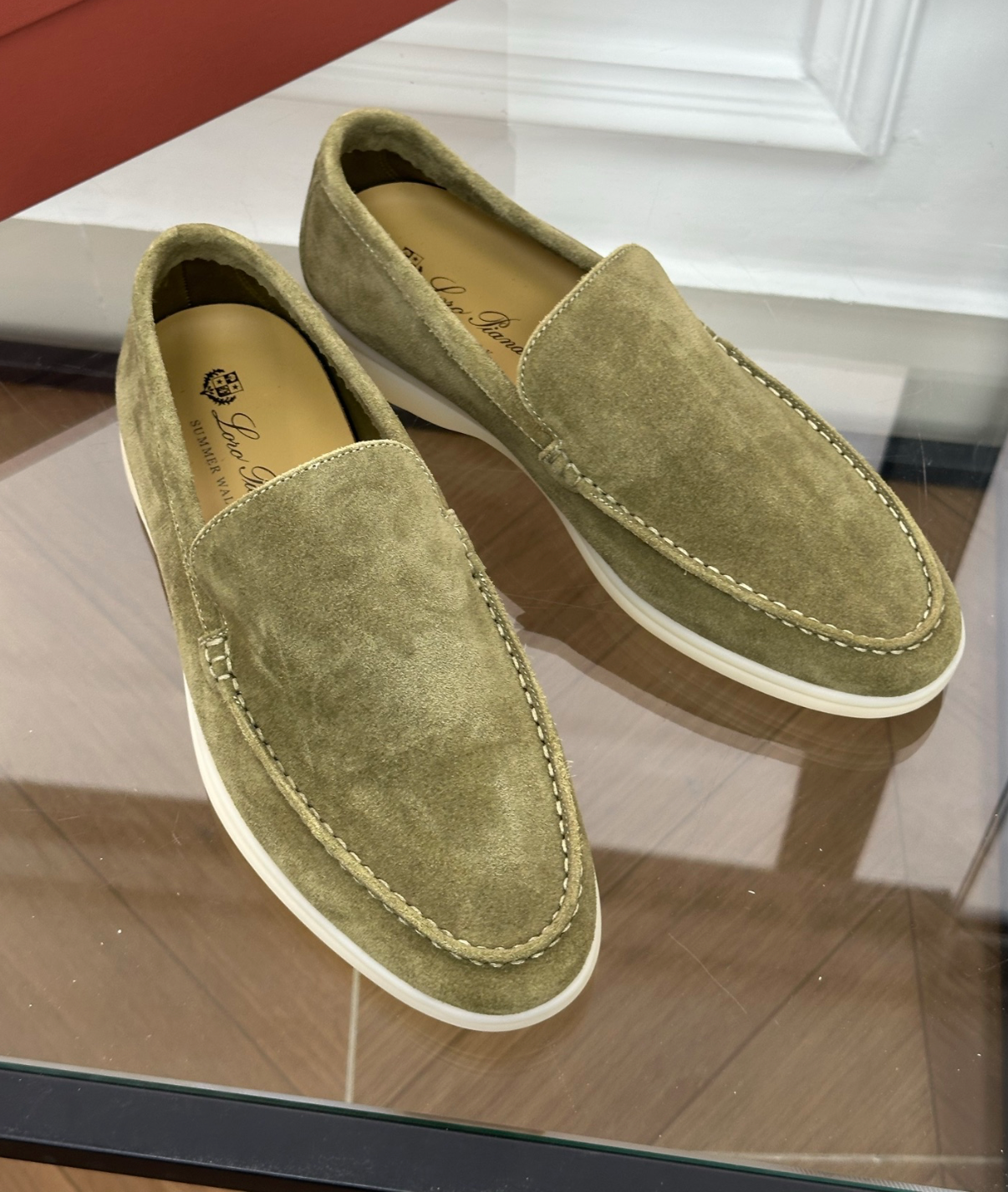 Moccasins Summer Walk Murano Green Suede