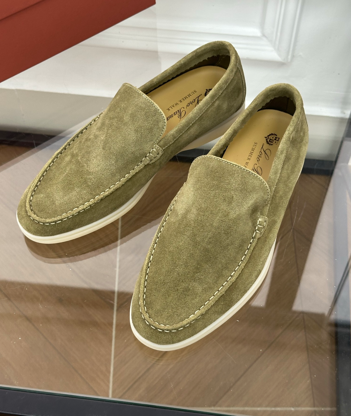 Moccasins Summer Walk Murano Green Suede