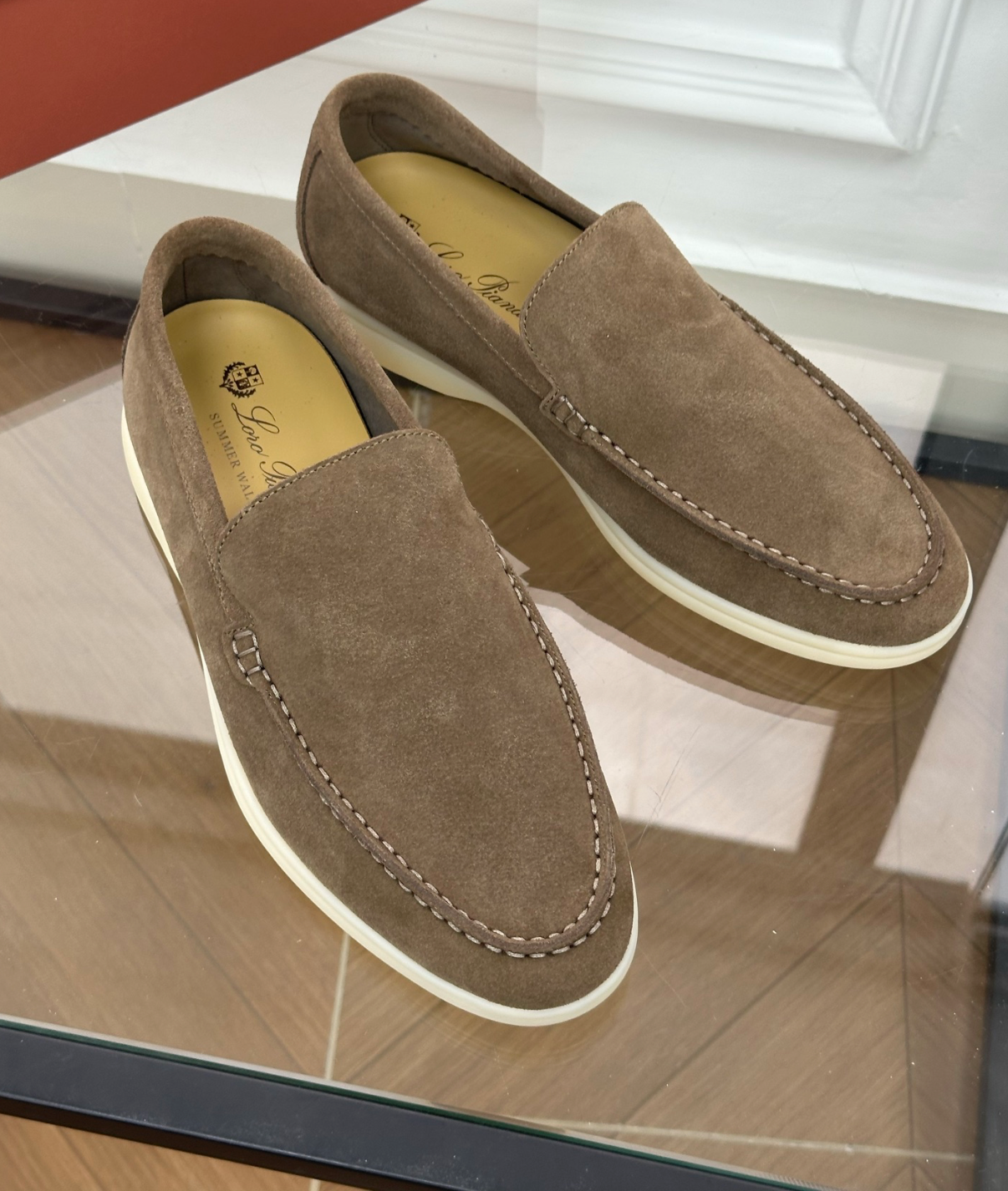 Moccasins Summer Walk Mud Suede