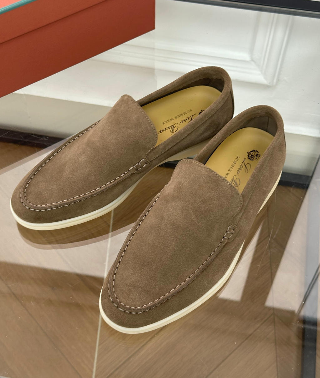 Moccasins Summer Walk Mud Suede