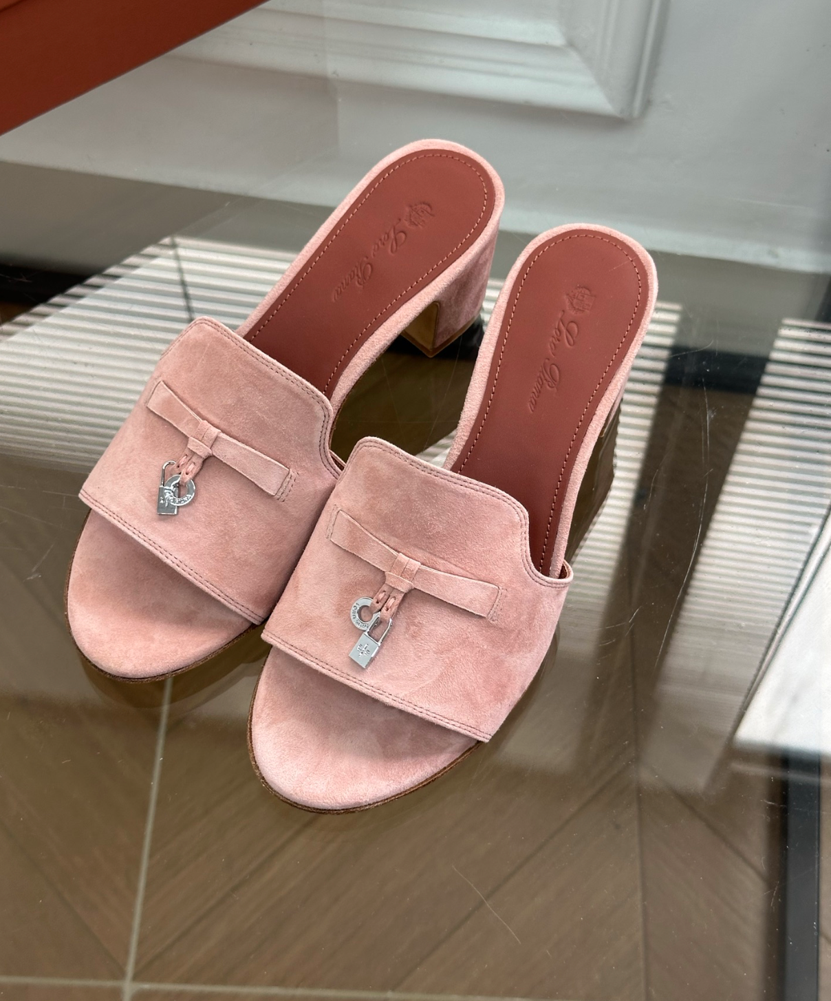 Summer Charms Sandal Pink Suede Goatskin