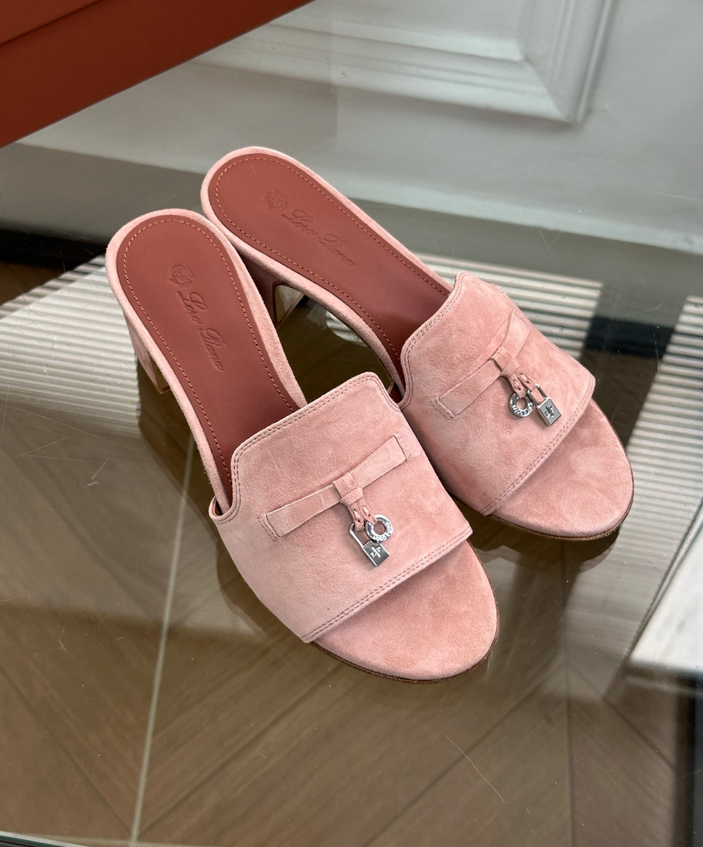 Summer Charms Sandal Pink Suede Goatskin