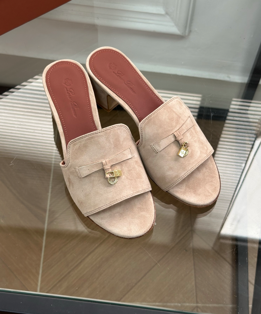 Summer Charms Sandal Warm Sandstone Suede Goatskin