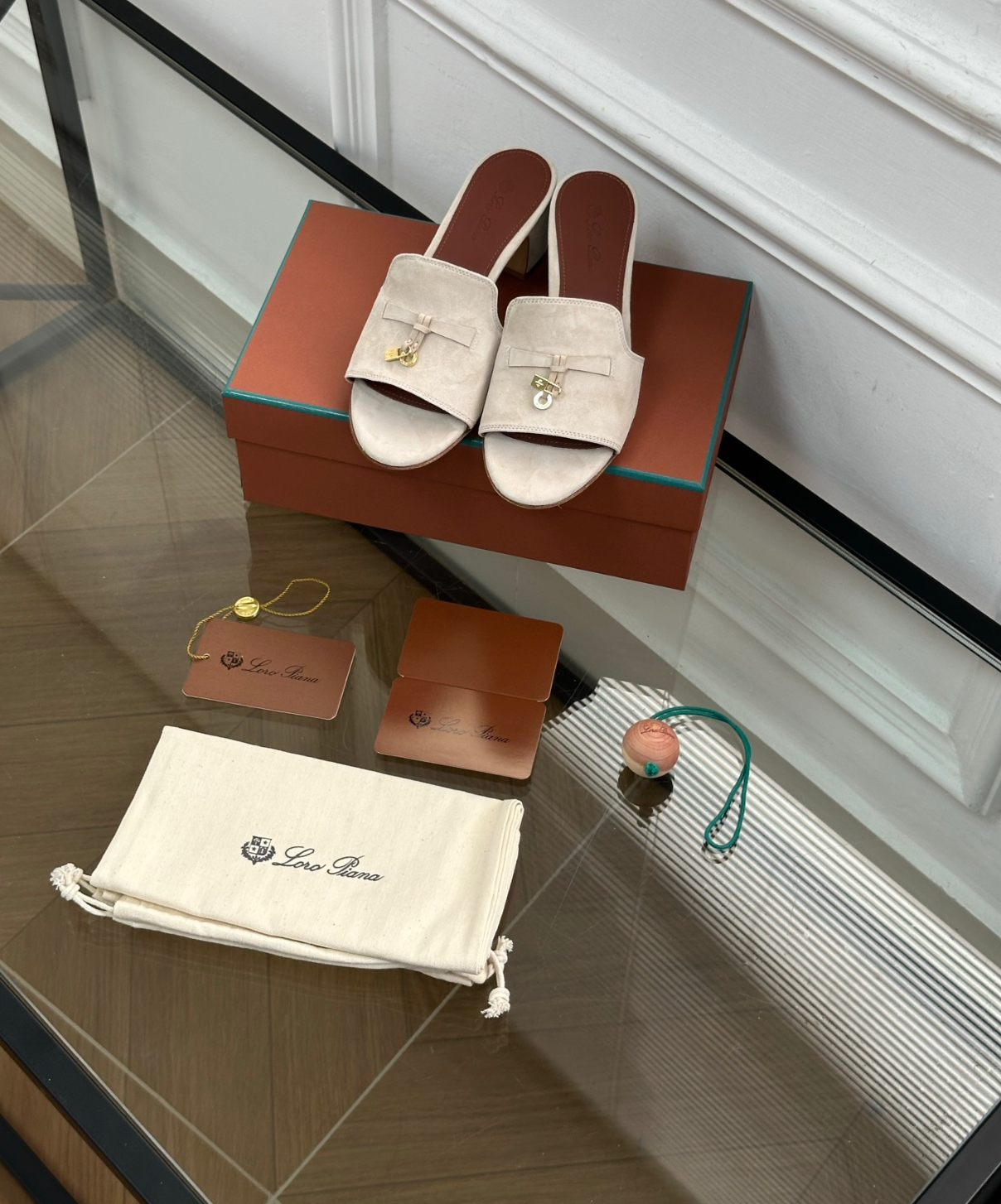 Summer Charms Sandal Sandstone Suede Goatskin