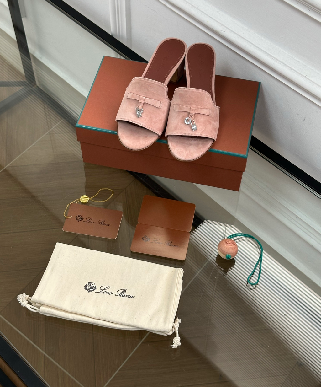 Summer Charms Sandal Pink Suede Goatskin