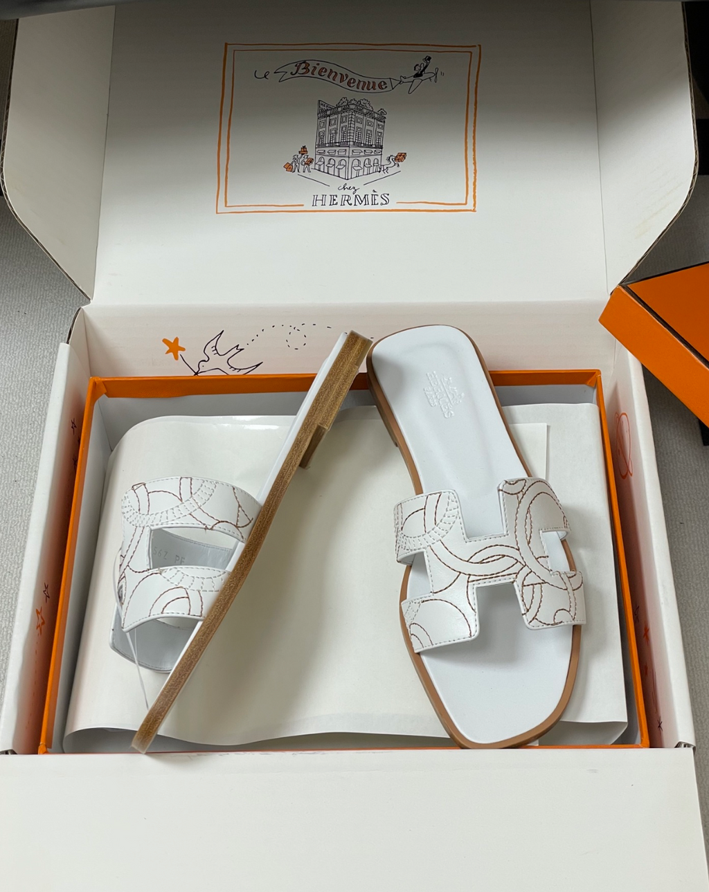 Hermès Oran sandal Panoplie Equestre