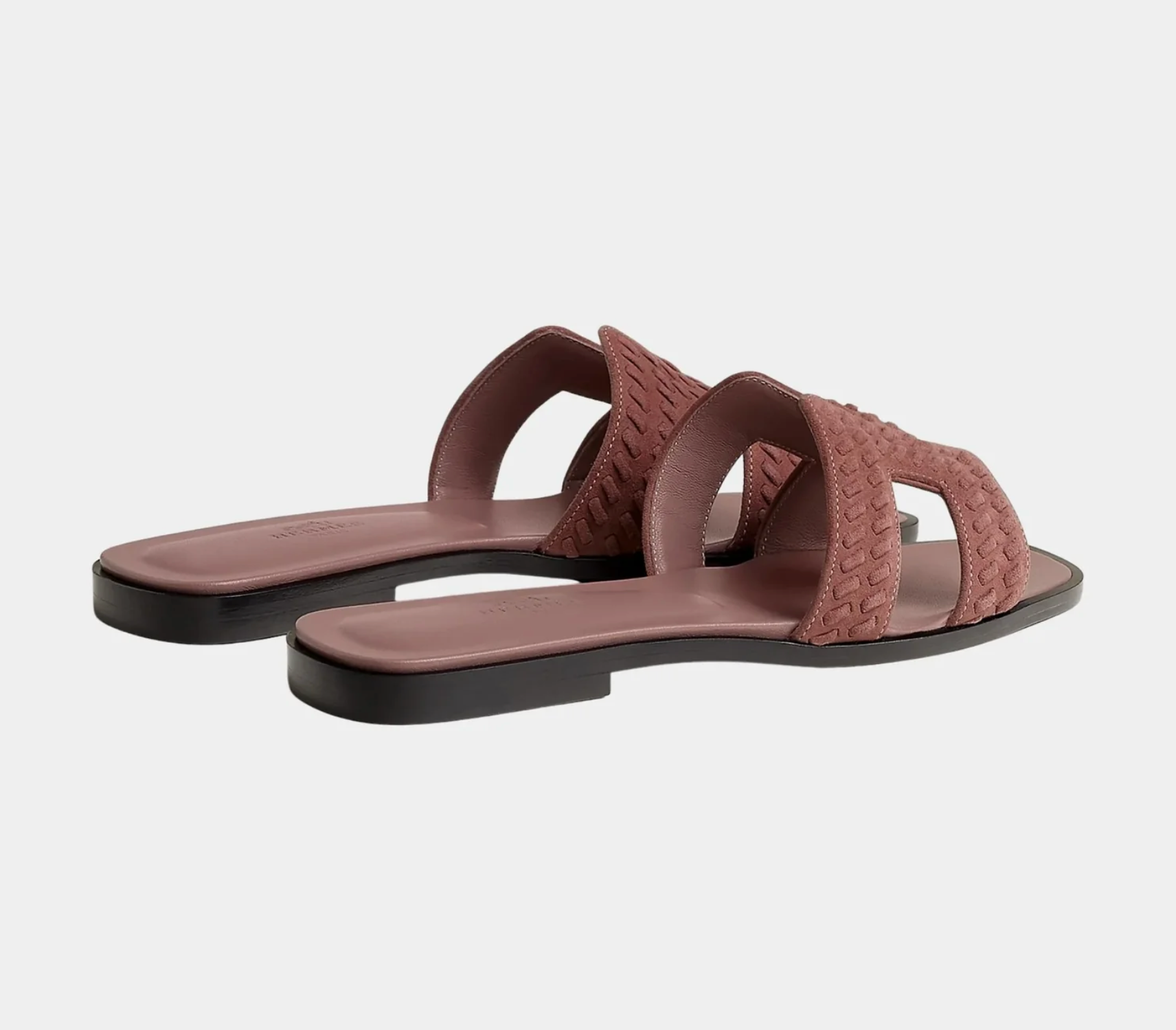 Hermès Oran Braided Goat Sandals