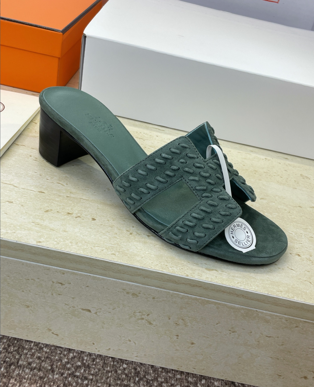Hermès Oasis Braided Goat Sandals