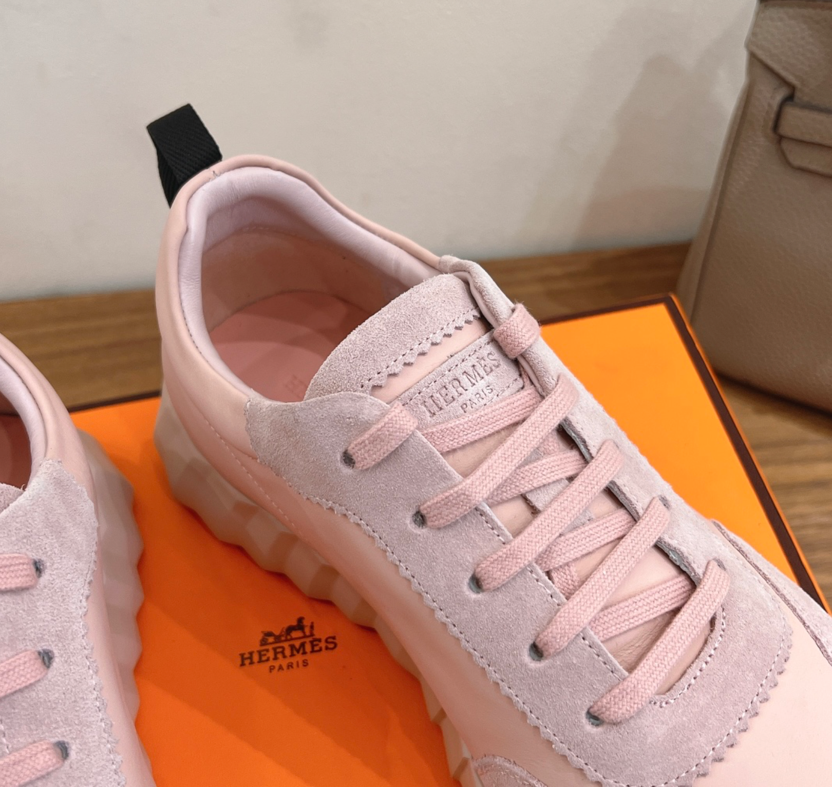 Hermès Bouncing Pink Sneaker