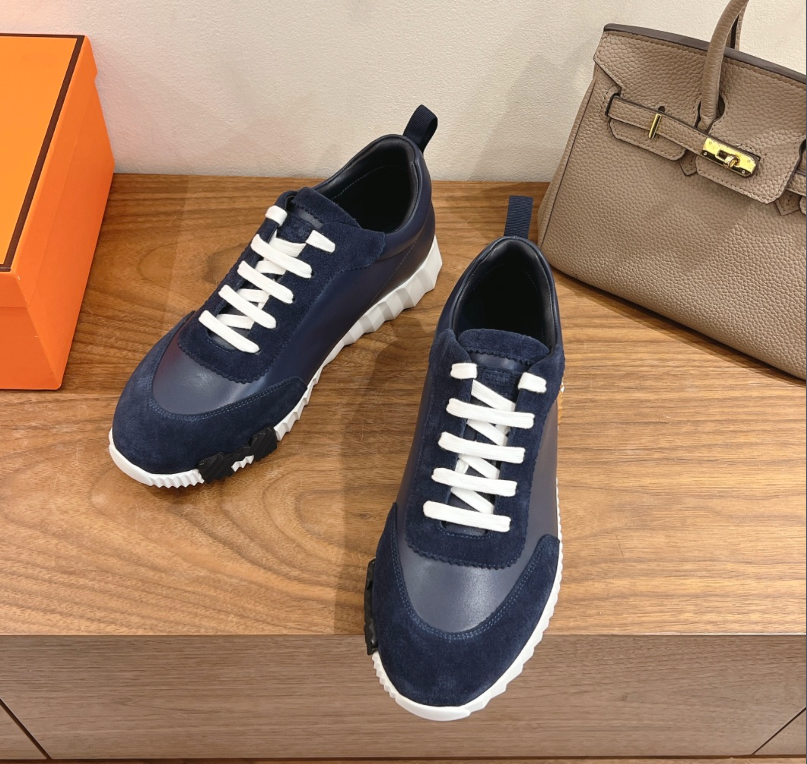 Hermès Bouncing Blue Sneaker