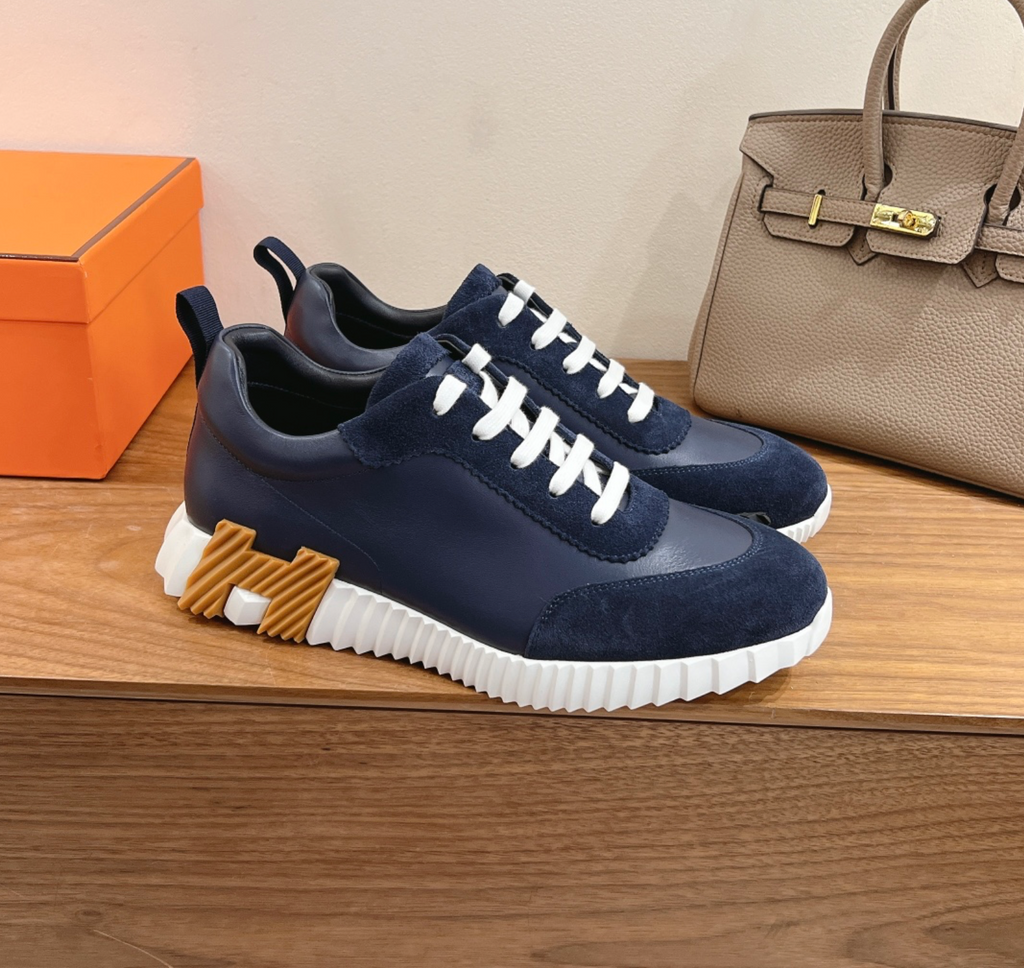 Hermès Bouncing Blue Sneaker