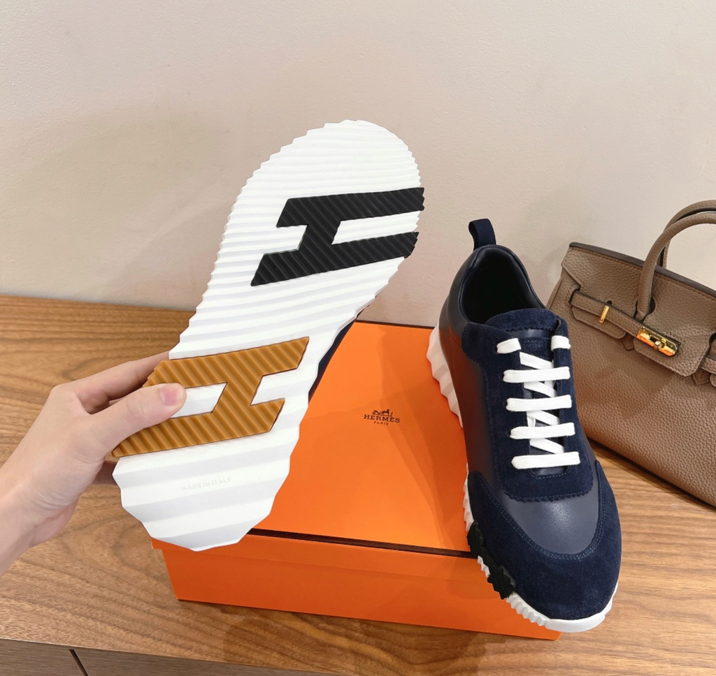 Hermès Bouncing Blue Sneaker