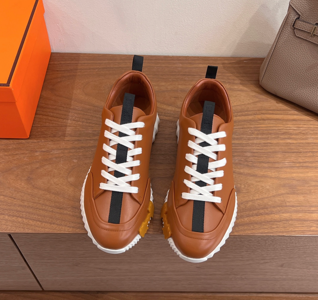 Hermès Jump Light Brown Sneaker