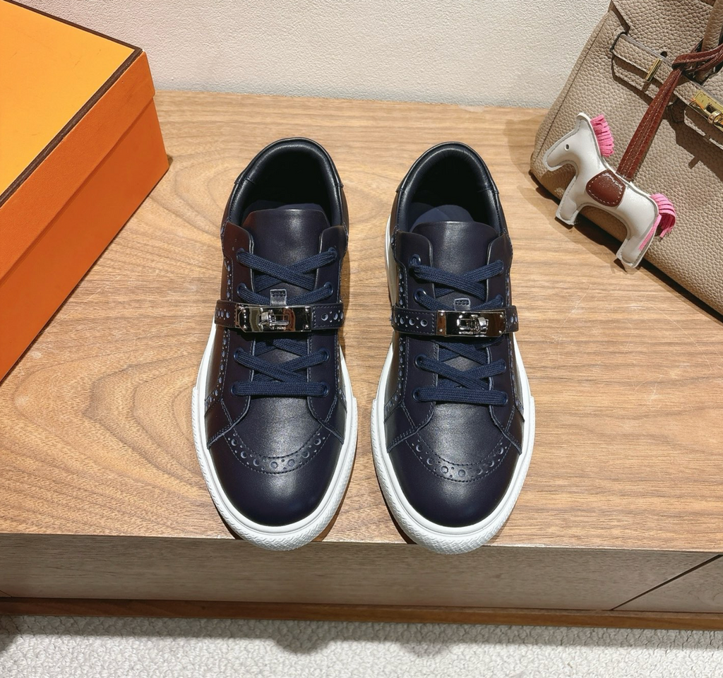 Hermès Day Navy Sneaker