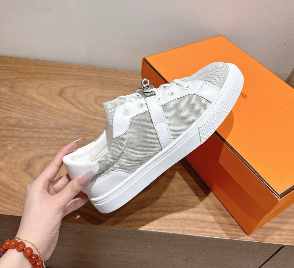 Hermès Day Grey/White Sneaker