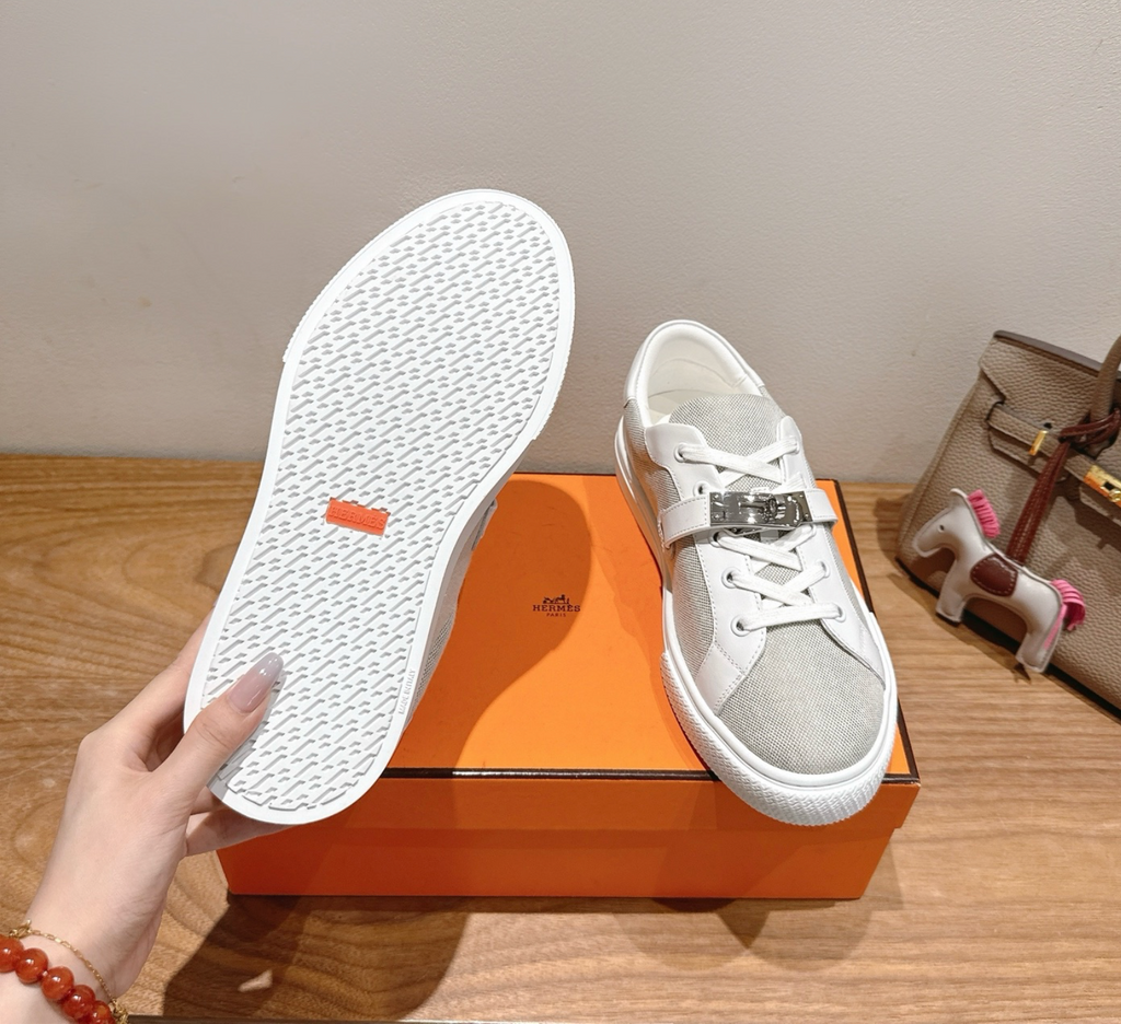 Hermès Day Grey/White Sneaker