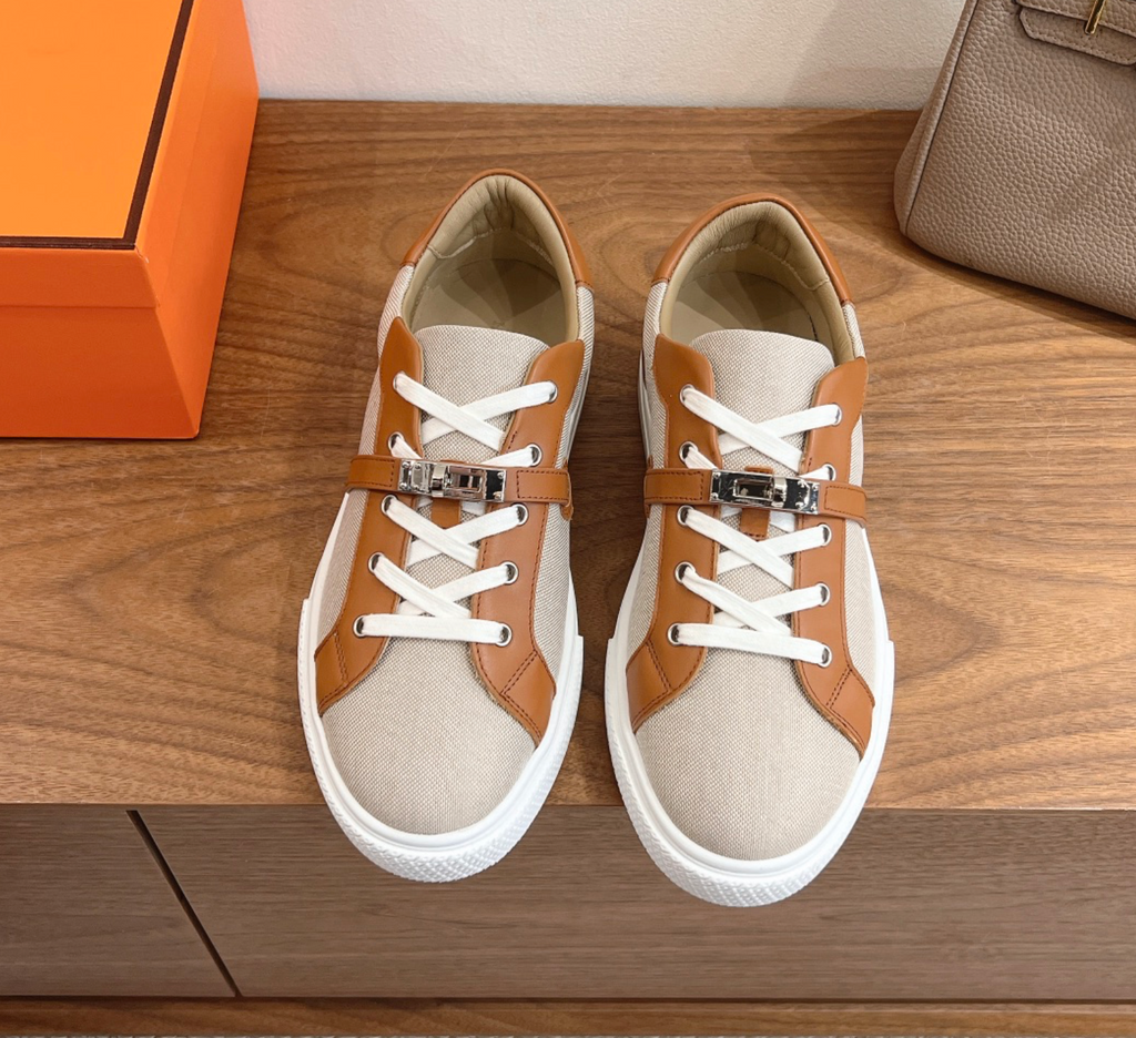 Hermès Day Brown/Beige Sneaker