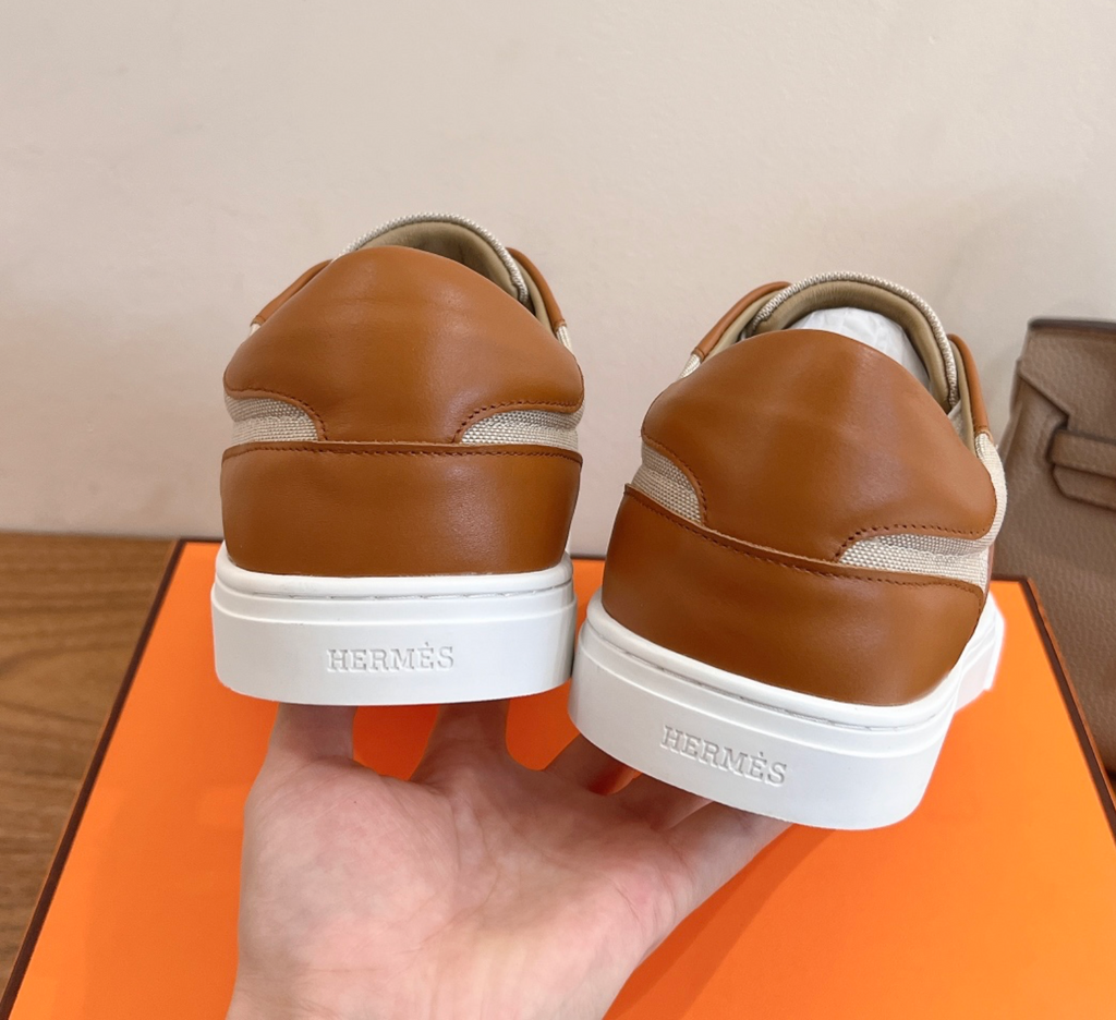 Hermès Day Brown/Beige Sneaker