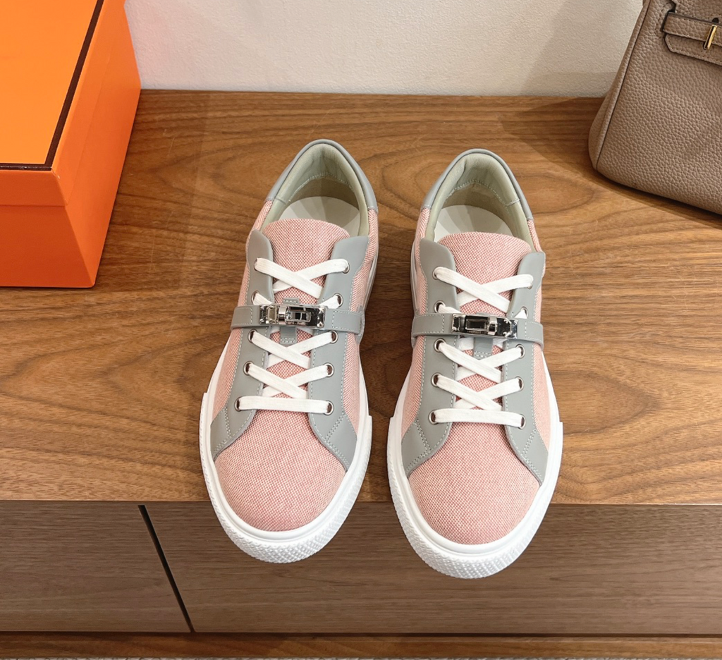 Hermès Day Pink/Grey Sneaker
