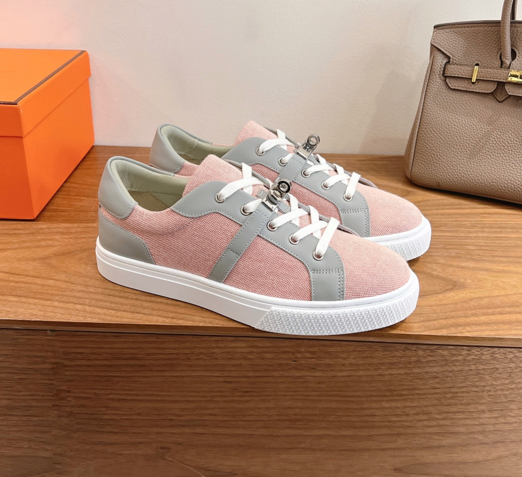 Hermès Day Pink/Grey Sneaker