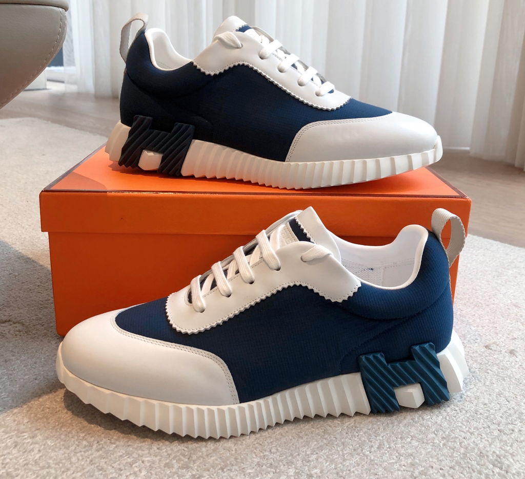 Hermès Bouncing Blue/White Sneaker