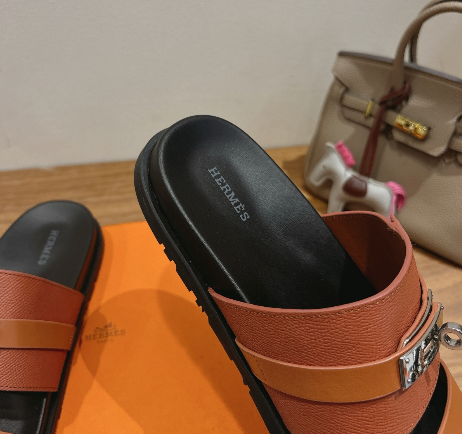 Hermès Jackson Light Brown Sandal