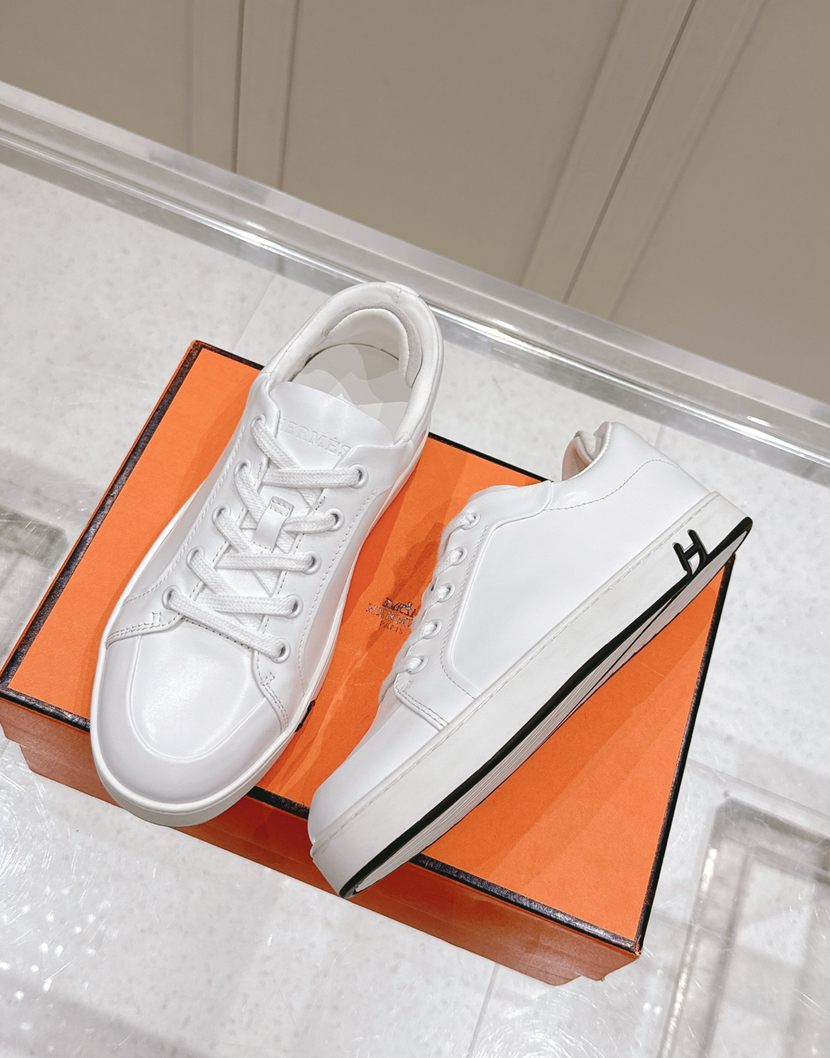 Hermès Kid White Sneaker