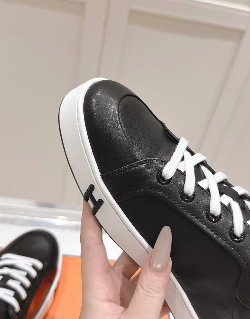 Hermès Kid Black Sneaker